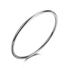 Best Gift silver Bracelet & Bangle 3mm Single Circle Women Wedding Bracelet bone SMTB135 ELY