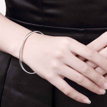 Best Gift silver Bracelet & Bangle 3mm Single Circle Women Wedding Bracelet bone SMTB135 ELY