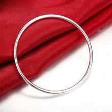 Best Gift silver Bracelet & Bangle 3mm Single Circle Women Wedding Bracelet bone SMTB135 ELY
