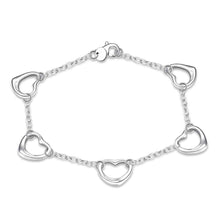 Best Gift silver bracelets bangles Five droplets pulseiras prices in euros HBH 3 ELY