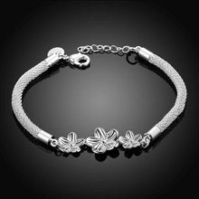 Best Gift silver bracelets Plum flower one direction floating charms36 ELY