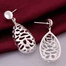 Best Gift silver earing strange web face stud cuff jewelry 27 ELY