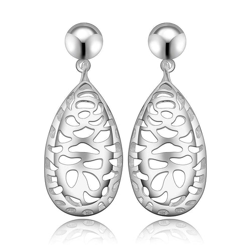 Best Gift silver earing strange web face stud cuff jewelry 27 ELY