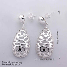 Best Gift silver earing strange web face stud cuff jewelry 27 ELY