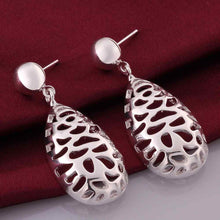 Best Gift silver earing strange web face stud cuff jewelry 27 ELY