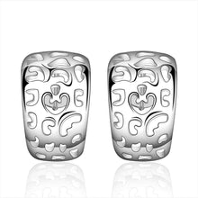 Best Gift silver earing strange web face stud cuff jewelry 27 ELY