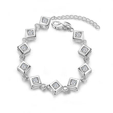 Best Gift silver plated bracelets Waterdrop Color Stone pulseiras jewelry display HBH 46 ELY