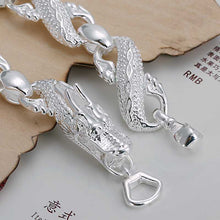 Best Gift silver plated bracelets Big White Dragon pulseira masculina Elegant HBH 63 ELY