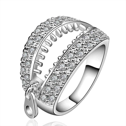 Best Gift silver plated engagement ring lasuo holow men ring bijouterie 85 ELY