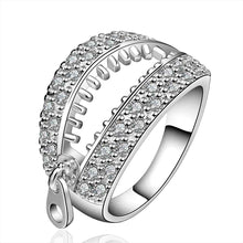 Best Gift silver plated engagement ring lasuo holow men ring bijouterie 85 ELY