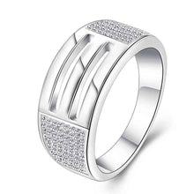 Best Gift silver plated engagement ring lasuo holow men ring bijouterie 85 ELY