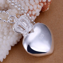 Best Gift silver plated necklaces &amp; pendants hollow heart choker bijoux femme ELY
