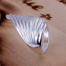 Best Gift silver plated ring Angel Wings aneis fine jewelry 122 ELY