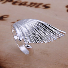 Best Gift silver plated ring Angel Wings aneis fine jewelry 122 ELY