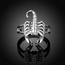 Best Gift silver plated rings Scorpion aliancas jewelry display 739 ELY