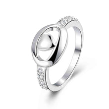 Best Gift silver wedding rings crown a easy way men ring 7 ELY