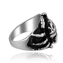 Best Gift stainless steel wedding rings skull is angry anillo accessories MAYAR 12 ELY