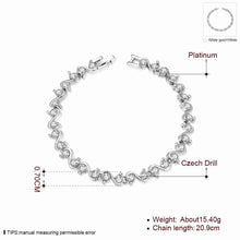 18K Gold Plating bracelet charms Antenna phase lead pulseras hombre love ELY