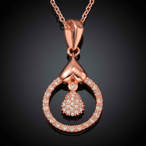 18K Gold Plated pendant necklace casual circle collier plastron jewerly accessories SKGN 41 ELY