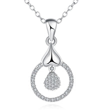 18K Gold Plated pendant necklace casual circle collier plastron jewerly accessories SKGN 41 ELY