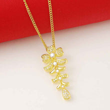 24k gold plated necklaces peach collier femme charms274 ELY