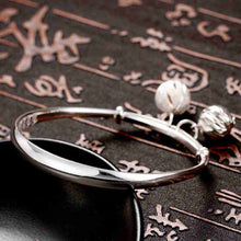 925 silver bangles Smooth lob Women Wedding Bracelet ruby jewelry HBB 44 ELY