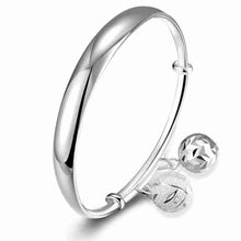 925 silver bangles Smooth lob Women Wedding Bracelet ruby jewelry HBB 44 ELY
