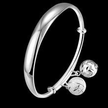 925 silver bangles Smooth lob Women Wedding Bracelet ruby jewelry HBB 44 ELY