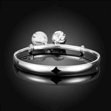 925 silver bangles Smooth lob Women Wedding Bracelet ruby jewelry HBB 44 ELY