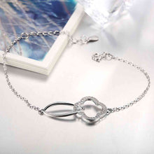 925 sterling silver pulseras Flower heart button pulseiras horloge STVH 34 ELY