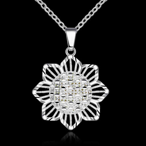 Glowing Film pendants Openwork lace maxi necklace charms LUYN 26 ELY