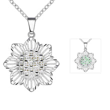 Glowing Film pendants Openwork lace maxi necklace charms LUYN 26 ELY