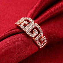 acessorios para mulher engagement ring Pierced letters aliancas accessories317 ELY