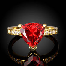 acessorios para mulher rings Insets triangle opal ruby jewelry159 ELY