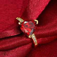 acessorios para mulher rings Insets triangle opal ruby jewelry159 ELY