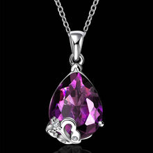 choker necklace purple stone drips violetta maxi necklace wedding jewelry FBLN 1 ELY