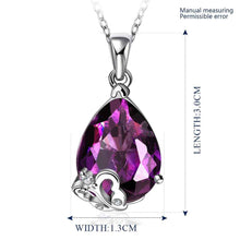 choker necklace purple stone drips violetta maxi necklace wedding jewelry FBLN 1 ELY