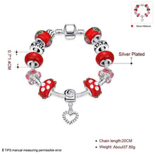 jewelry of silver bracelets Hollow Beads pulseira ruby jewelry ELY