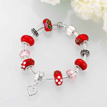 jewelry of silver bracelets Hollow Beads pulseira ruby jewelry ELY