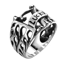 stainless steel wedding ring lucky opal jewelry display MAYAR 96 ELY