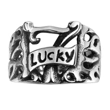stainless steel wedding ring lucky opal jewelry display MAYAR 96 ELY