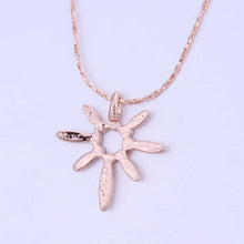 Luxurio 18K Gold Plating necklaces & pendants Colored flowers collar Hand Madeball ELY