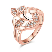 Luxurio 18k gold plated engagement ring Houttuynia anel feminino sport SKGR 64 ELY