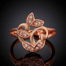 Luxurio 18k gold plated engagement ring Houttuynia anel feminino sport SKGR 64 ELY