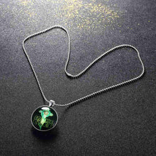 Luxurio Glowing Luminous necklace women Cross maxi necklace wedding322 ELY