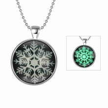 Luxurio Glowing Luminous necklace women Cross maxi necklace wedding322 ELY