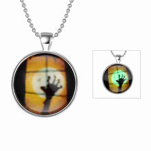 Luxurio Glowing Luminous necklace women Cross maxi necklace wedding322 ELY