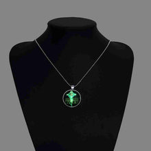 Luxurio Glowing Luminous necklace women Cross maxi necklace wedding322 ELY