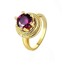 Luxurio acessorios para mulher ring insets purple gem aneis collier plastron SKGR1 3 ELY