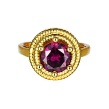 Luxurio acessorios para mulher ring insets purple gem aneis collier plastron SKGR1 3 ELY